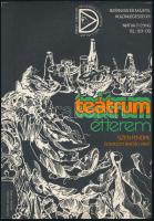cca 1980 Teátrum Étterem Szentendre kisplakát, 24,5×16,5 cm