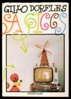 Gillo Dorfles: A giccs. A rossz ízlés antológiája. Hermann Broch és Clement Greemnerg tanulmányaival. Ford.: Schéry András. Bp., 1986, Gondolat. Gazdag képanyaggal illusztrálva. Kiadói egészvászon-kötés, kissé sérült kiadói papír védőborítóban.