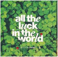 1993-2004. 7xklf aranyozott fémpénz klf országokból "All the Luck in the World" dísztokos szettben T:AU 1993-2004. 7xdiff gilt metal coins from diff countries in "All the Luck in the World" set in carboard case C:AU