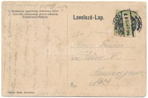 1916 Zsombolya, Hatzfeld, Jimbolia; Nagyközség elektromos műve Ganz-féle villamossági részvénytársas...