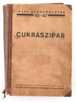 Szilassy Alfonz: Cukrászipar. I. Anyagismeret, II. Üzemtani ismeretek, III. Termelés, IV. Árszabás, V. Az ipar gyakorlása. Ipari szakkönyvtár 45-47. Bp.,é.n.,Ipari tanfolyamok Országos Vezetősége, (Pallas-ny.), 260 p. Kiadói félvászon-kötés, kopott, foltos borítóval, a gerincen kis sérüléssel, a címlapon apró szakadással.