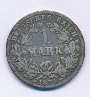 Német Birodalom 1874E 1M Ag T:VF, patina German Empire 1874E 1 Mark Ag C:VF, patina Krause KM#7