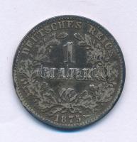 Német Birodalom 1875J 1M Ag T:VF, patina German Empire 1875J 1 Mark Ag C:VF, patina Krause KM#7