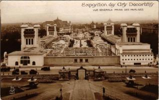 Paris, Exposition des Arts Décoratifs, Vue générale prise des Invalides / Exhibition of Decorative Arts, general view taken from Les Invalides