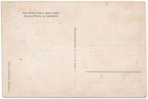 Ada Kaleh, utcai részlet. Művészlevelezőlap M. F. T. R. 6314-1. / Strassen Partie / street, Turkish ...