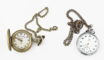 2 db fém zsebóra javításra szorulnak d: 50 mm