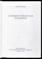 Wehlte, Kurt: A festészet nyersanyagai és technikái. Bp., 1994, Balassi Kiadó. Kiadói műbőr kötés, a borító felületén kis sérüléssel.