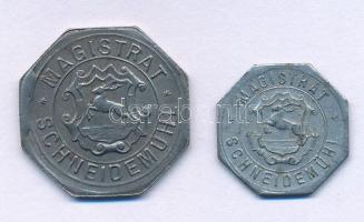 Német Birodalom / Schneidemühl 1916-1917. 1pf Fe + 10pf Fe szükségpénz T:VF, egyiken anyagtöbblet
G...
