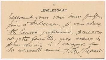 1905 Arad, Boldog újévet! Vértanú szobor, miniatűr képeslap / miniature New Year greeting postcard, ...