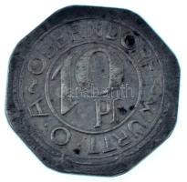 Németország / Weimari Köztársaság / Oberndorf 1918. 10pf Fe szükségpénz T:VF, patina Germany / Weimar Republic / Oberndorf 1918. 10 Pfennigs Fe necessity money (notgeld) C:VF, patina