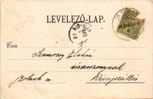 1905 Brád, arany zúzda, központi iroda. Ábrahám István kiadása / gold mine, central office. Art Nouv...