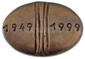 1999. "Miskolci Sütőipari Kft. 1949-1999" bronz emlékérem (46x65mm) T:AU