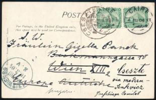 1904 Gróf Zichy Anasztázia által írt képeslap