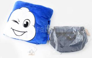 Michelin utazó párna 39x39 cm és neszeszer 28 cm, új állapotban