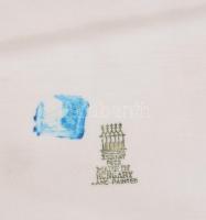 Zsolnay bika . Kézzel festett, jelzett, hibátlan 22 cm