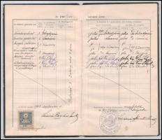 1901 Tanítóképző Intézet leckekönyve Cholnoky Jenő földrajztudós aláírásával