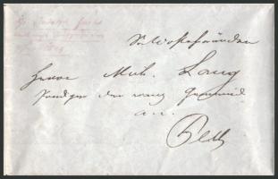 1849.VII.7. Pest, Fuchs Rudolf (1809-1892) kereskedő, újságíró, alapítója s társtulajdonosa az első ...