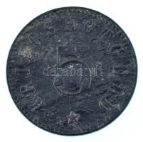 Németország / Weimari Köztársaság / Zwiesel 1920. 5pf Zn szükségpénz T:VF, patina, lakkozott Germany / Weimar Republic / Zwiesel 1920. 5 Pfennigs Zn necessity money (notgeld) C:VF, patina, lacquered