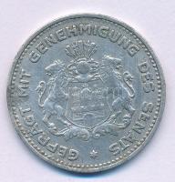 Németország / Weimari Köztársaság / Hamburg 1923. 1/10M Al szükségpénz "Verrechnungsmarke"...