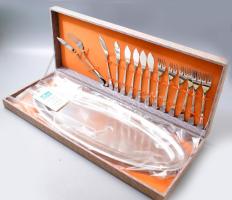 Halas szervírozó készlet hat személye, eredeti dobozában