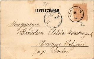 1899 (Vorläufer) Nagyenyed, Aiud; Bethlen református kollégium, templomok. Wokál kiadása / Calvinist...