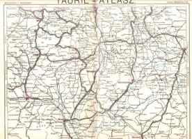 Tauril-atlasz. Az Osztrák-Magyar Monarchia automobil-térképe. Mérték: 1:600,000. 1. kötet [Unicus, t...