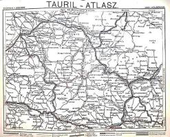 Tauril-atlasz. Az Osztrák-Magyar Monarchia automobil-térképe. Mérték: 1:600,000. 1. kötet [Unicus, t...