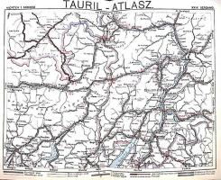 Tauril-atlasz. Az Osztrák-Magyar Monarchia automobil-térképe. Mérték: 1:600,000. 1. kötet [Unicus, t...