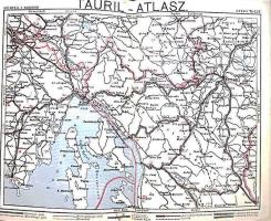 Tauril-atlasz. Az Osztrák-Magyar Monarchia automobil-térképe. Mérték: 1:600,000. 1. kötet [Unicus, t...
