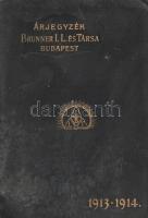 [Képes árjegyzék] A Brunner I. L. és Társa Technikai és Elektrotechnikai Nagykereskedés képes árjegy...