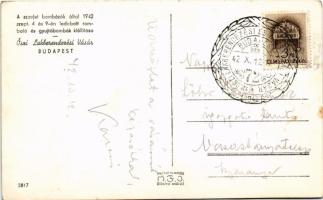 1942 Budapest XIV. Őszi Lakberendezési Vásár, a szovjet bombázók által 1942 szeptember 4. és 9-én le...