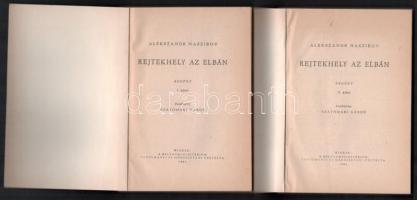 Alekszandr Naszibov: Rejtekhely az Elbán. I-II. köt. Ford.: Szathmári Gábor. Belügyminisztérium Kisk...