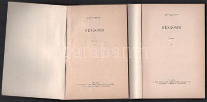 Lev Ovalov: Rézgomb. I-II. köt. Rendőrség Kiskönyvtára 1959. évi 8-9. sz. (Bp., 1959), B. M. Országo...