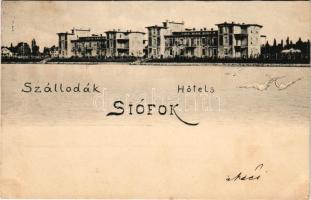 1898 (Vorläufer) Siófok, szállodák (fl)