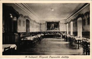 Budapest V. a Központi Papnevelde ebédlője, belső (Papnövelde utca)