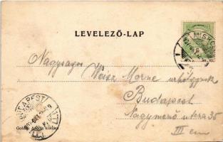 1907 Miskolc, Avasi pincék. Gedeon András kiadása s: Kiss L. (r)