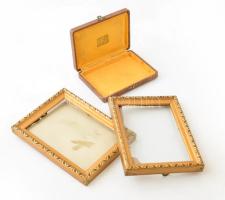 Régi ékszeres doboz, Wintermantel és Szombathy Arany-Ezüst és Ékszeráru Gyár (Bp. VII., Dohány u. 7....