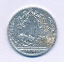 Németország / Weimari Köztársaság / Regensburg DN(1922) 50pf Al villamos bárca T:VF, korrózió Germany / Weimar Republic / Regensburg ND(1922) 50 Pfennigs Al tramway token C:VF, corrosion