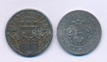 Németország / Weimari Köztársaság / Peine DN(1918) 10pf Fe szükségpénz + Witten 1919. 10pf Fe szüksé...