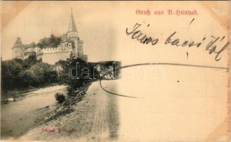 1898 (Vorläufer) Vajdahunyad, Hunedoara; Schloß Hunyad / vár. Verlag v. Adolf Schuller / castle (fl)