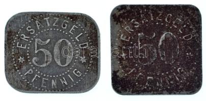 Németország / Weimari Köztársaság / Neusalz - Oder 1918. 50pf Fe szükségpénz + DN(1920) 50pf Fe szükségpénz T:VF-F, rozsdásodás Germany / Weimar Republic / Neusalz - Oder 1918. 50 Pfennigs Fe necessity money (notgeld) + ND(1920) 50 Pfennigs Fe necessity money (notgeld) C:VF-F, rusting