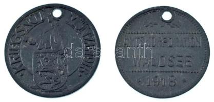 Németország / Weimari Köztársaság / Kisslegg - Allgäu 1918. 50pf Zn szükségpénz + Waldsee 1918. 50pf...