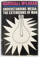 Marshall McLuhan: Understanding Media. The Extensions of Man. New York - Toronto - London,1964,McGraw-Hill. Angol nyelven. Kiadói egészvászon-kötés, kiadói papír védőborítóban, intézményi bélyegzésekkel.
