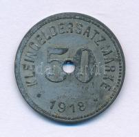 Németország / Weimari Köztársaság / Hof 1918. 50pf Zn szükségpénz T:VF, patina Germany / Weimar Republic / Hof 1918. 50 Pfennigs Zn necessity money (notgeld) C:VF, patina