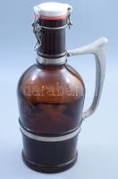 NBH feliratos lófejes fém füles csatos üveg 34 cm