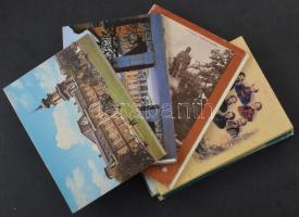 5 db MODERN magyar és történelmi magyar képeslap füzet + 2 leporello