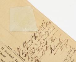 1842 Arad, Arad vármegye egyik járásában gyűjtött pénz felajánlása a Pesti Vakok Intézete részére