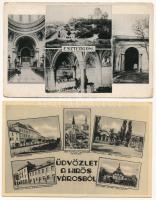 21 db RÉGI magyar és történelmi magyar város képeslap, vegyes minőségben / 21 pre-1945 Hungarian and...