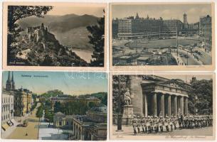 21 db RÉGI külföldi város képeslap / 21 pre-1945 foreign town-view postcards