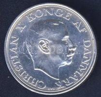 Dánia 1937. 2K Ag "X. Krisztián - 25 éves uralkodói jubileum" T:2 ph.